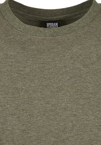 Urban Classics OVERSIZE MELANGE TEE - Basic póló - darkgreen melange
