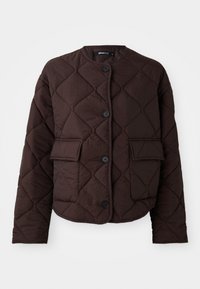 SHORT JACKET - Lett jakke - dark brown