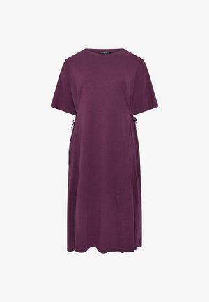Yours Clothing, PLUS SIZE MIDI DRESSES - Jerseykjole - purple
