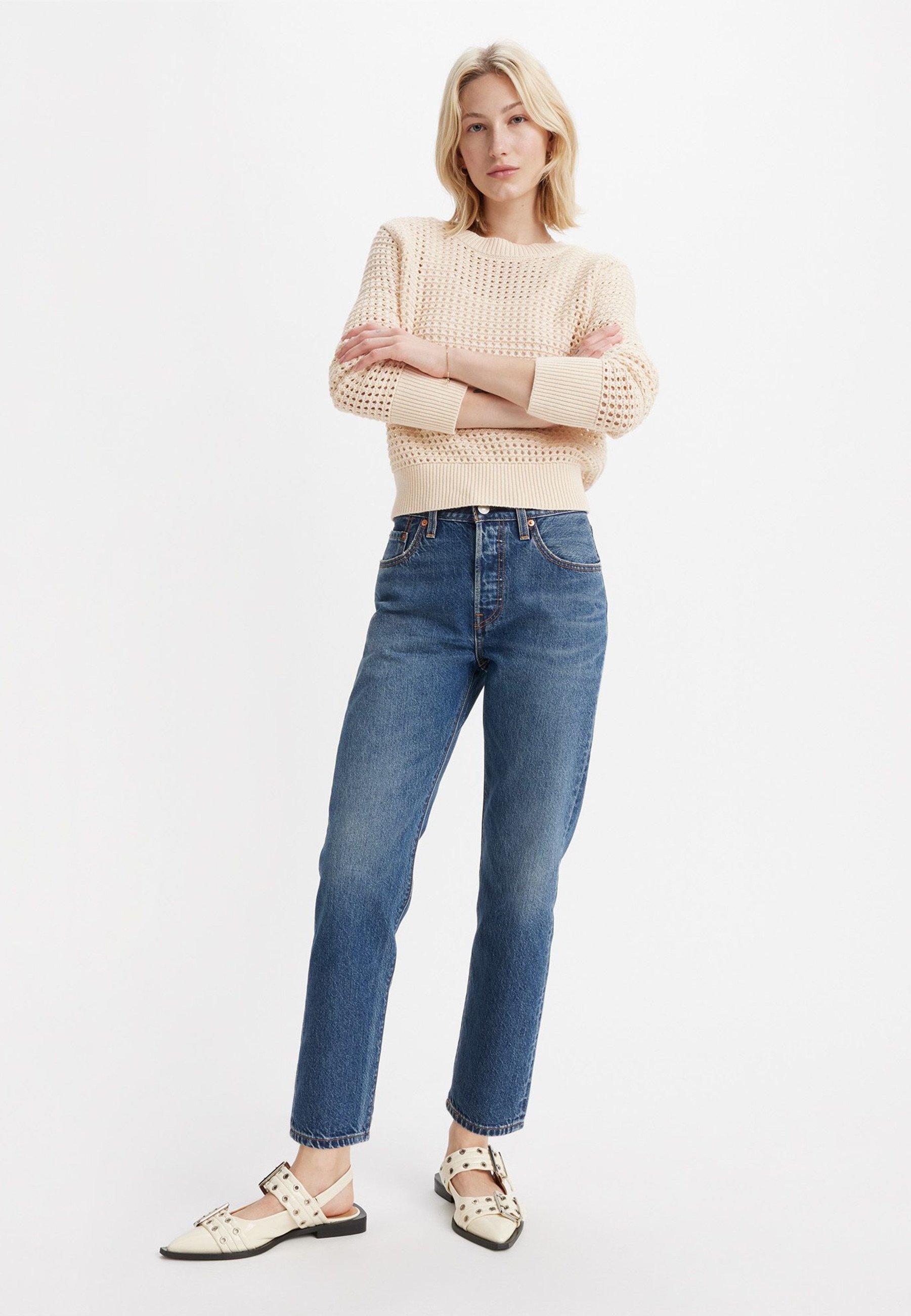 Levi's® 501® CROP LIGHTWEIGHT - Jeans Tapered Fit - energy refresh