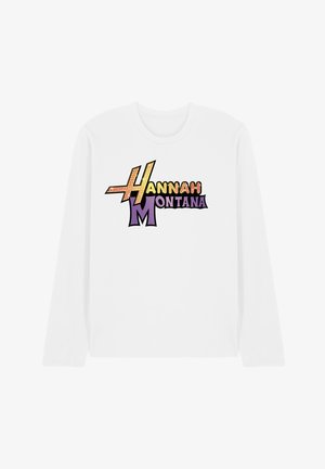 Disney, DISNEY CAMP ROCK HANNAH MONTANA LOGO - Long sleeved top - white