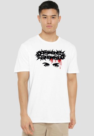 Cotton Soul, CHILLING ADVENTURES OF SABRINA/CROWN OF THORNS - Print T-shirt - white