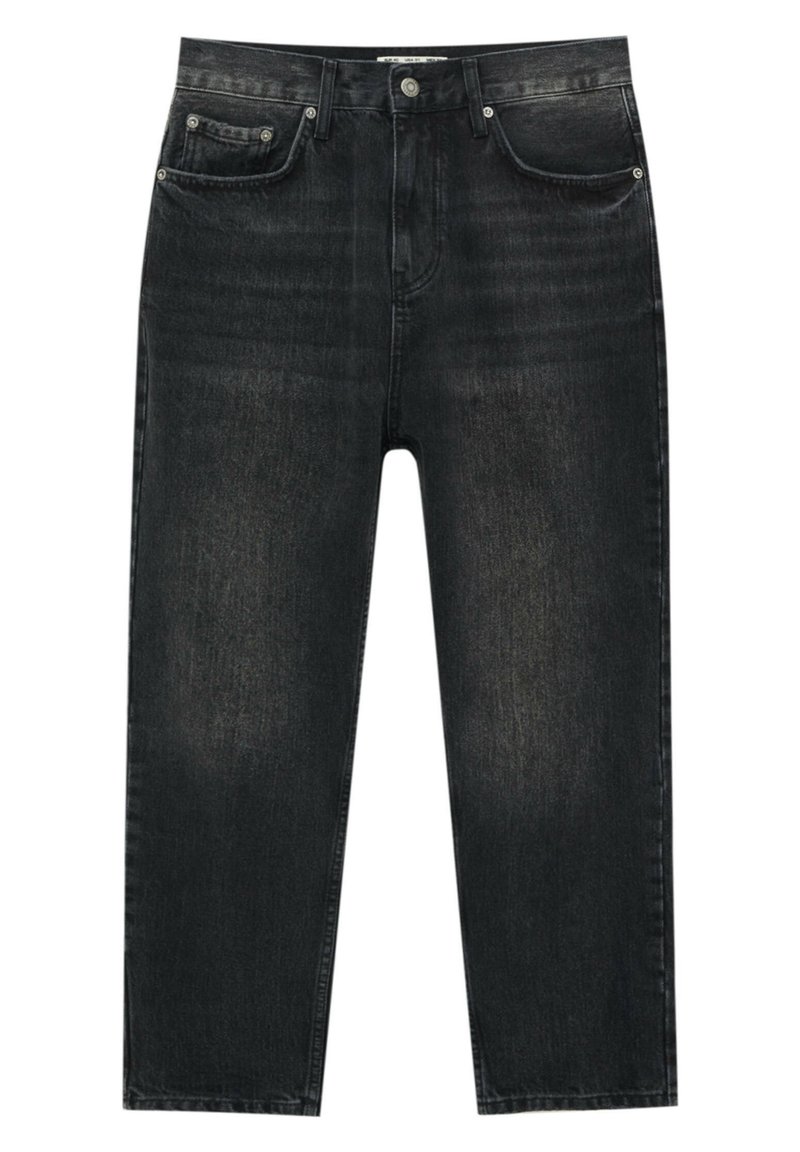 PULL&BEAR Straight leg jeans gemêleerd zwart PULL&BEAR Straight leg jeans gemêleerd zwart