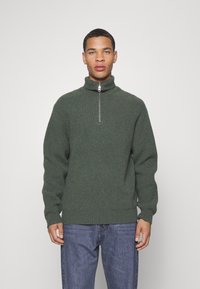Samsøe Samsøe JACKS HALF ZIP  - Džemperis - climbing ivy