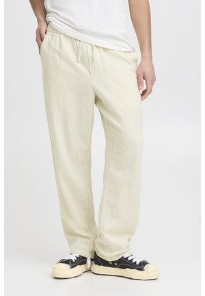 SDALANN LINEN MIX STRAIGHT FIT - Jogginghose - oatmeal
