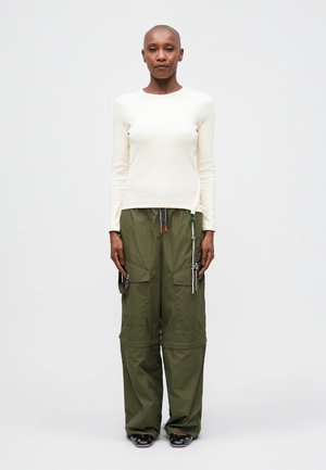 LONG SLEEVE CARABINER - Bluză cu mânecă lungă - off-white