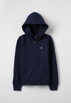 DRAPEY HOODIE - Sweater met rits - french navy