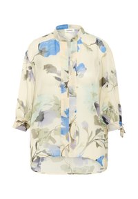 ANAYA AMILY  3/4 - Blus - oatmeal large flower