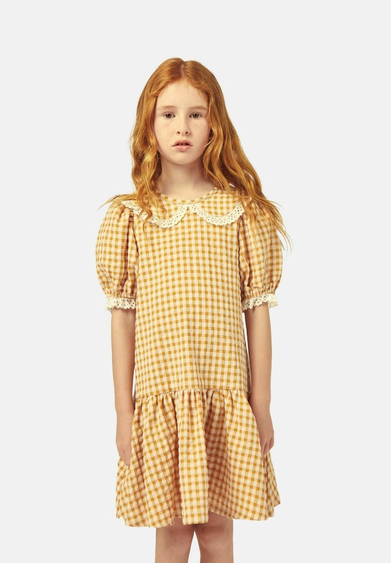 MIPOUNET VICHY CARMELA - Vestido informal - caramel