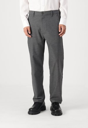 TEXTURE STRAIGHT MENSWEAR PANT - Chinos - grey