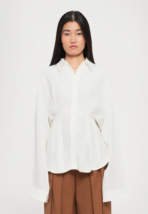 Chemisier Rodebjer Noir à Motifs Dentelle Et Franges - Taille M, Manches Longues, Occasion Très Bon état