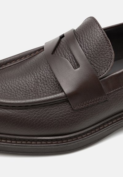 Emporio Armani SHOES - Alkalmi belebújós cipők - dark brown