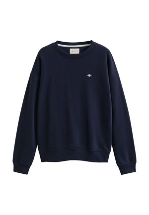 GANT, SHIELD C-NECK SWEAT - Pusa - evening blue