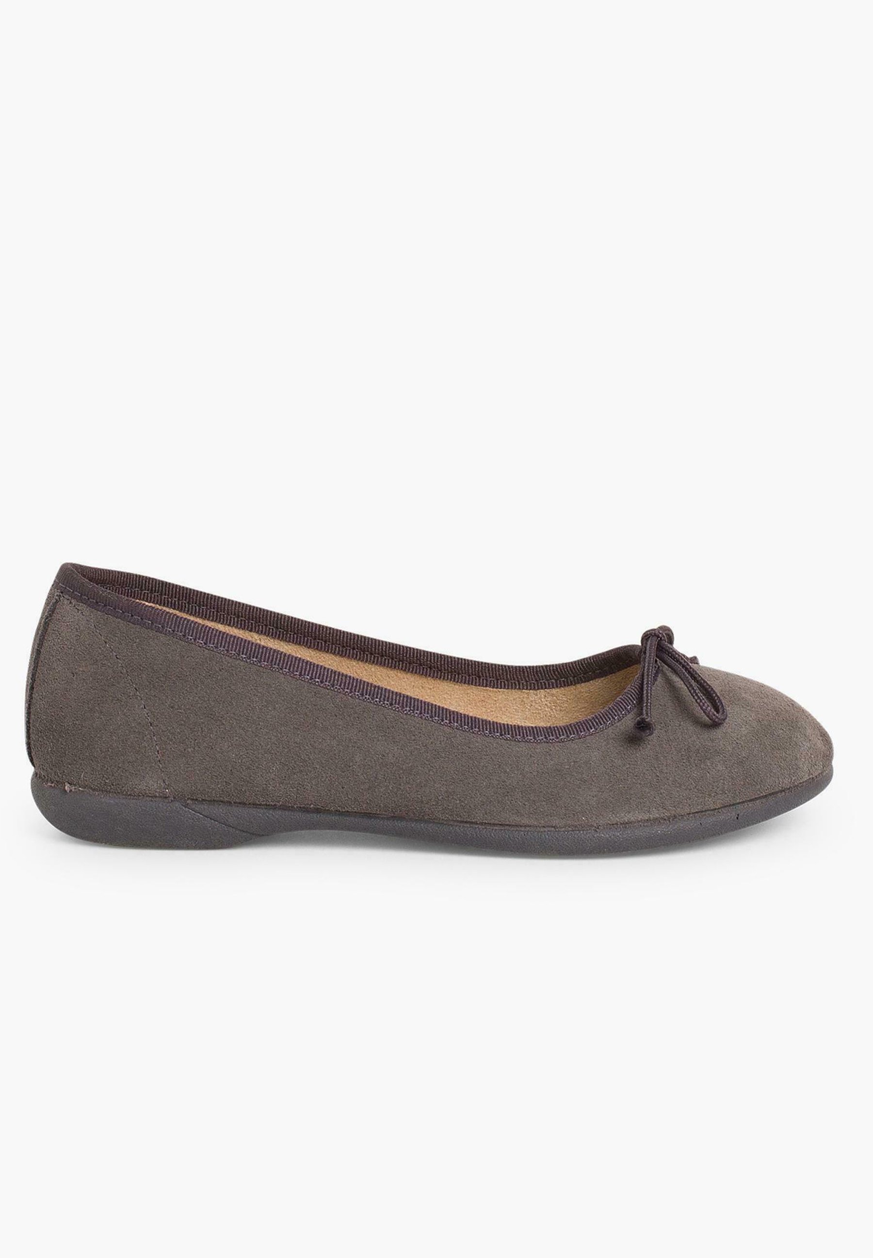 Pisamonas MANOLETINA SERRAJE LAZO FINO - Bailarinas - gris - Zalando.es