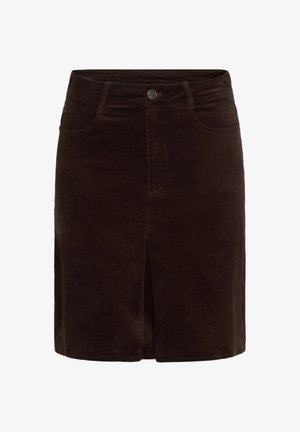 Saint Tropez, JEANASZ SKIRT - sukňa v tvare A - dark oak