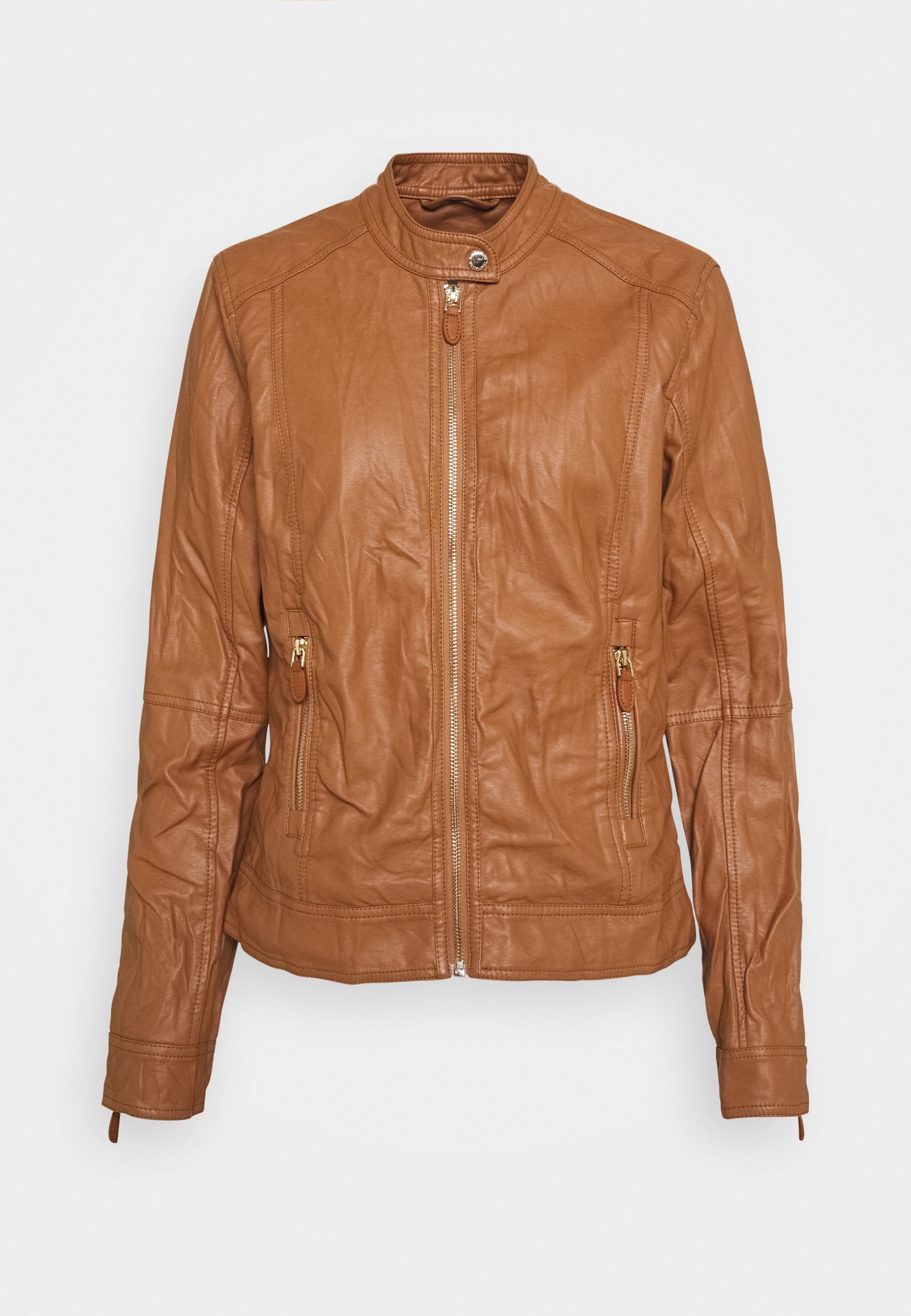 Soyaconcept SC AMALIE 4 Jacka i konstläder brown Soyaconcept SC AMALIE 4 Jacka i konstläder brown