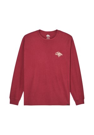 Quiksilver, QS EARTH LS - Μπλούζα με μακριά μανίκια - oxblood red