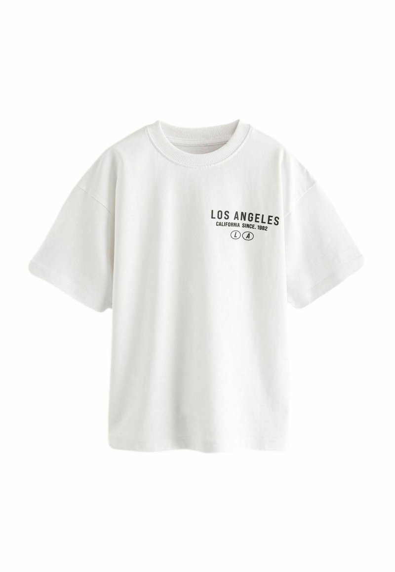 Next SHORT SLEEVE  REGULAR FIT - T-shirts print - white la