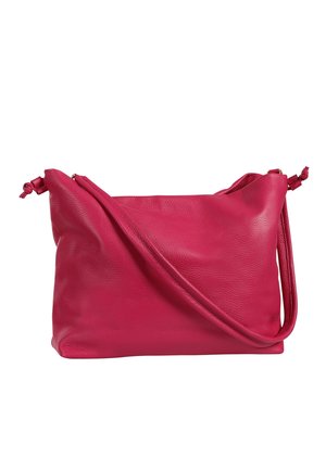 DrachenLeder, Schoudertas - fuchsia pink
