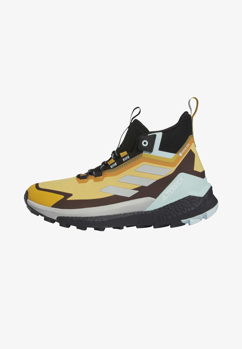 adidas Terrex FREE HIKER 2.0 GORE-TEX® - Hikingschuh - preloved yellow/silver/semi flash aqua