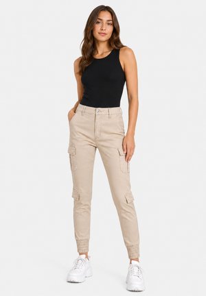 GIRL VIVI, GIRL VIVI HOSE GIRL VIVI - Cargo trousers - beige