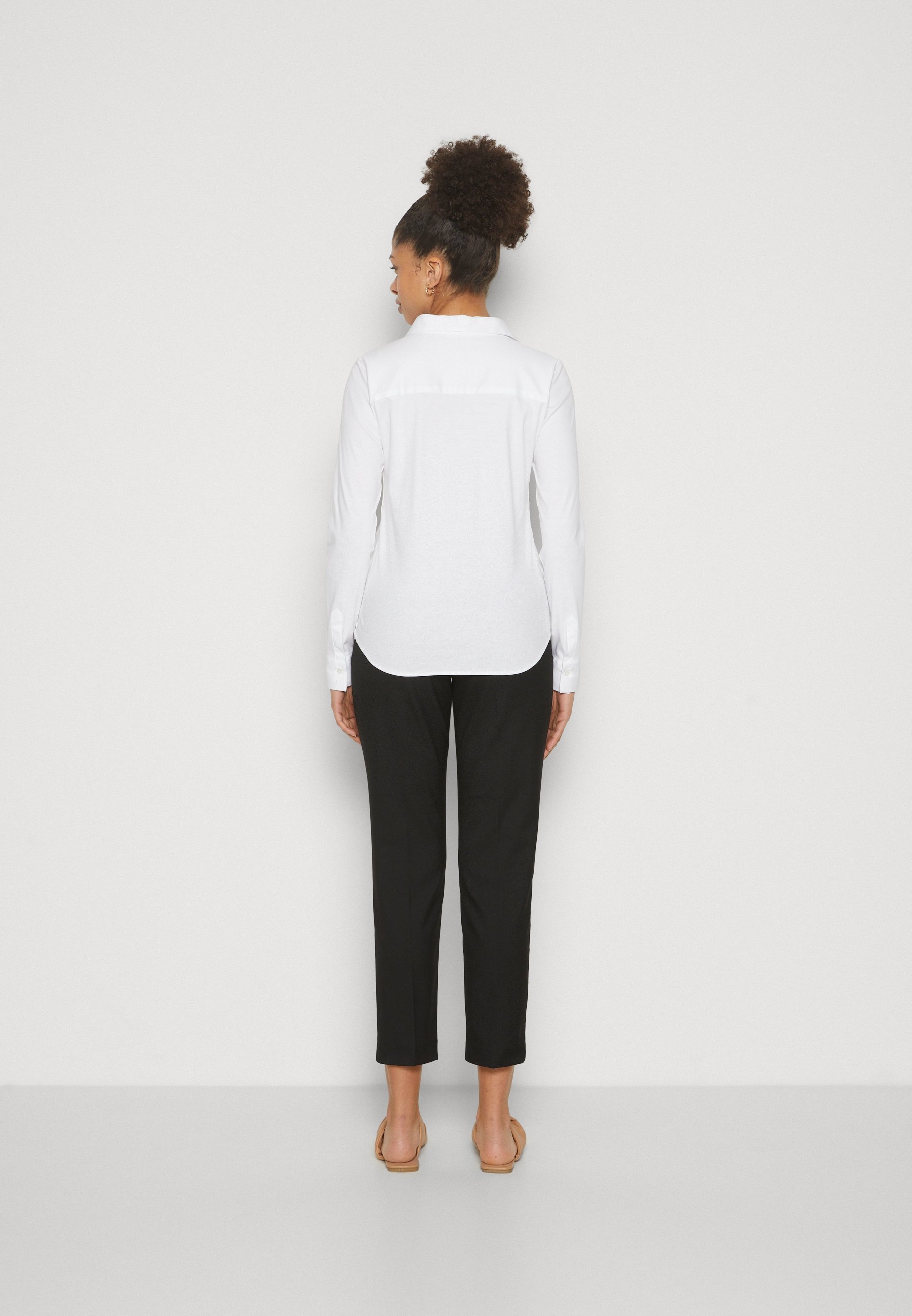 売れ筋商品|||モス モッシュ シャツ レディース トップス FLOB BLOUSE - Blouse - white MOUSSY ブラウス シャツ SHIRRING RUFFLE PEPLUM トップス