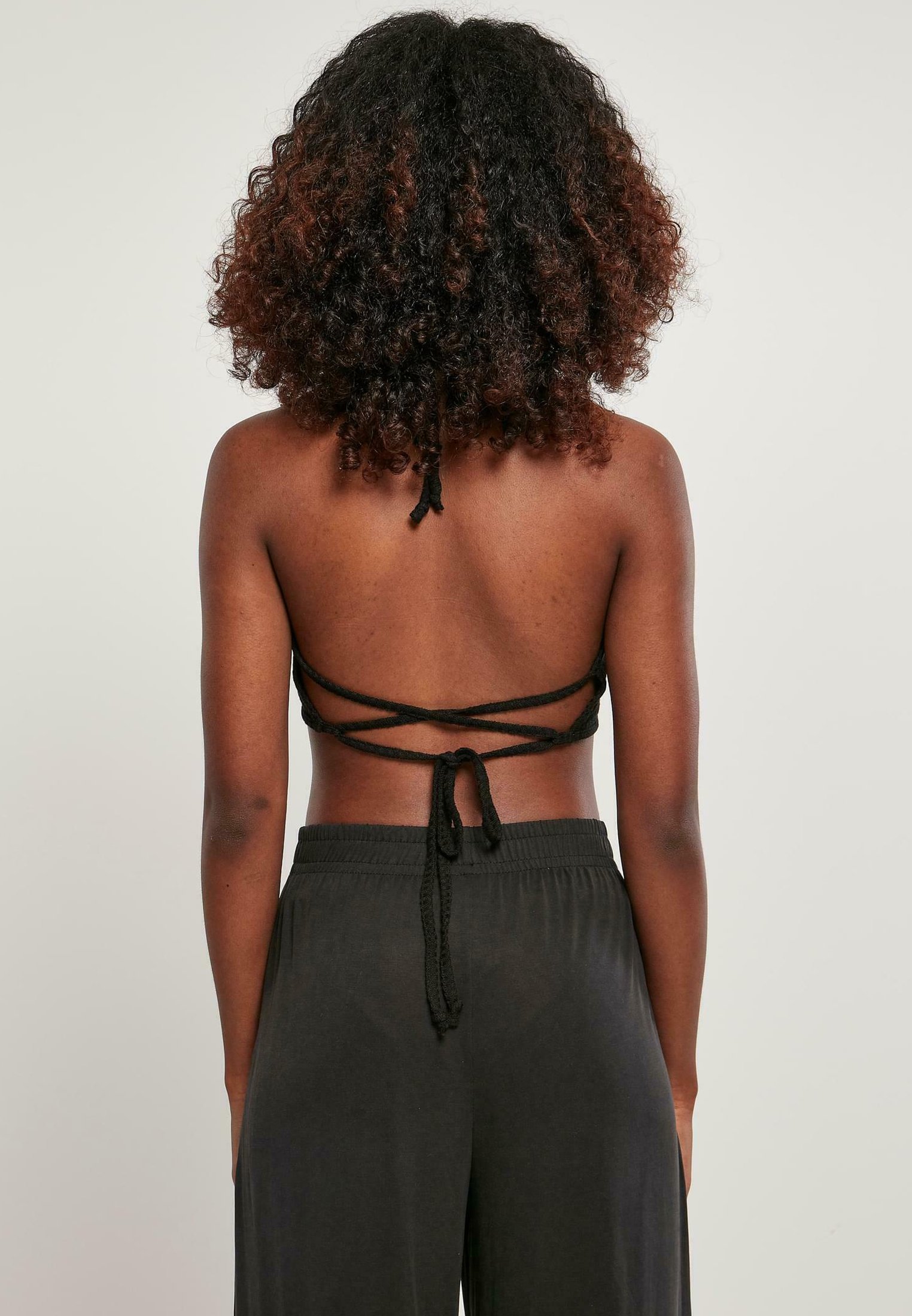 Urban Classics Haut Asymétrique Femme - Caraco Bretelle Large - 95% Coton - Taille Unique
