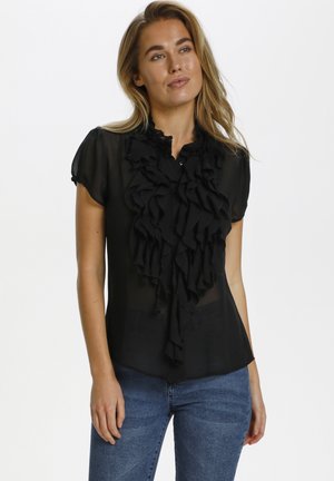 LILJA SHIRT - Skjorta - black