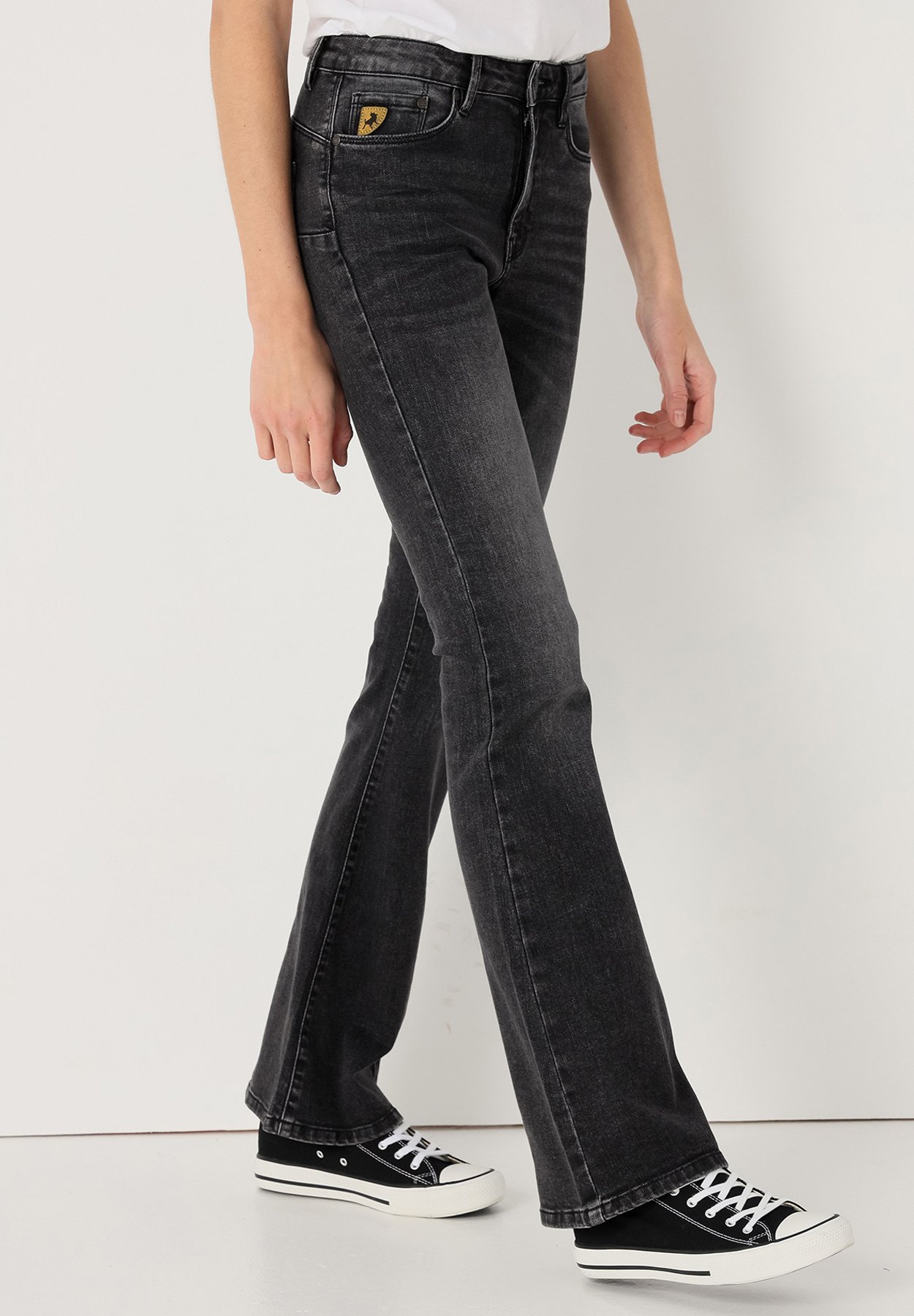 Pantalón Vaquero Pantalon Levis Negro Dama Pantalones De Mezclilla