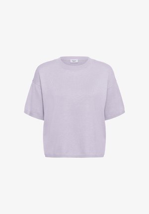 Saint Tropez, MILASZ BOXY SHORT SLEEVE - T-shirt basic - misty lilac