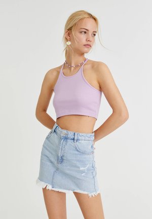 Minigonna - blue denim