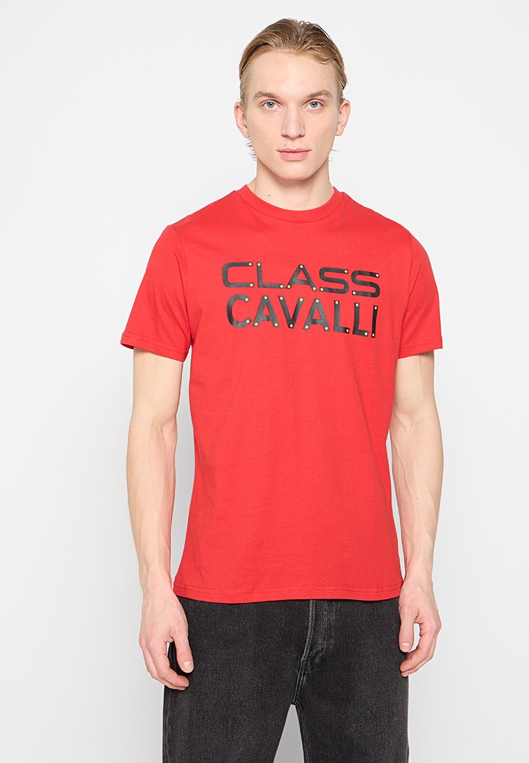 Cavalli Class T-shirt print rood