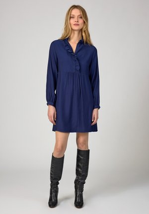 AN'GE MADOLINA - Robe chemise - marine