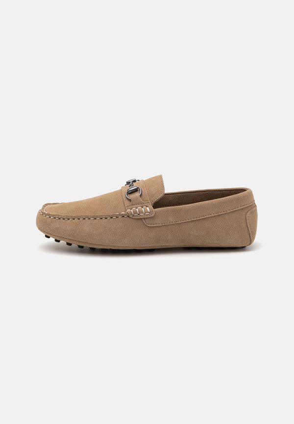 LEATHER - Moccasins - beige