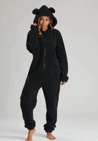 Loungeable BORG ALL IN ONE WITH EARS - Pyjamas - black