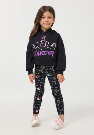 Terranova CON STAMPA LAMINATA PIANETI - Leggings - nero