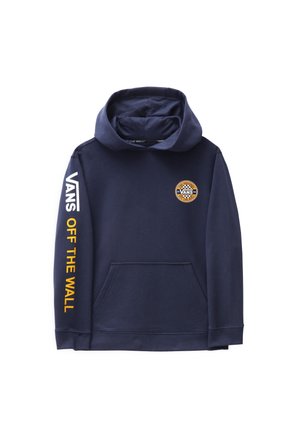 CIRCLED CHECKER PO - Sweat à capuche - dark blue