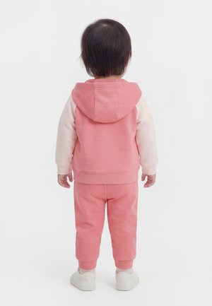 MINICATS TEE HOODED AND PANTS UNISEX SET - Βασικό μπλουζάκι - wild pink