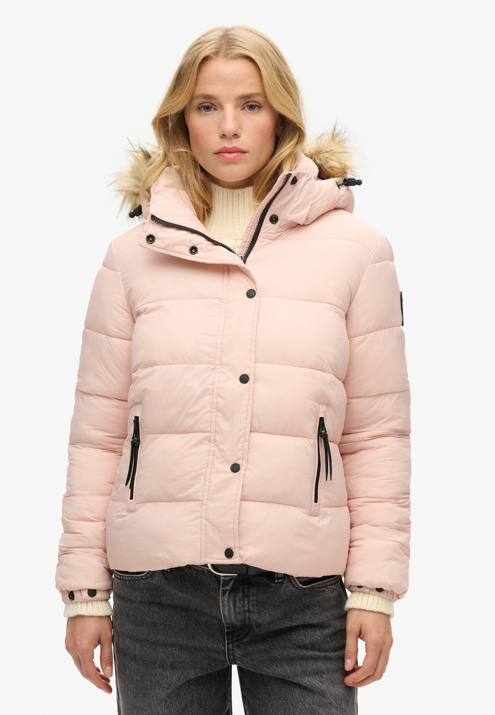 Pink Puffer Zalando Superdry Winterjacke Damen Pink Superdry