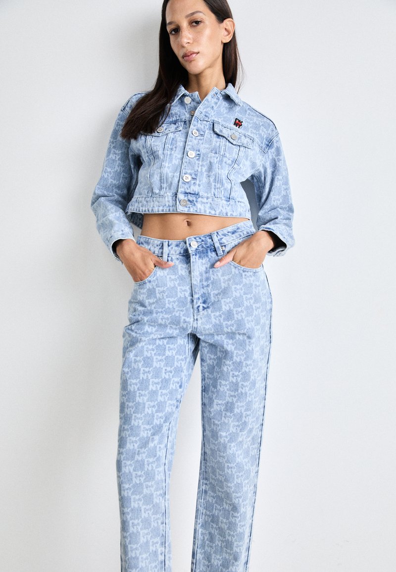 Pantalon Femme DKNY Bleu Taille UK 10 (12 FR) - Neuf Sans étiquette, Coupe Régulière