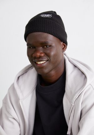 OVAL DOT BEANIE UNISEX - Cepure - black