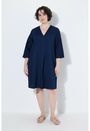 Ulla Popken Jeanskleid - dark blue denim