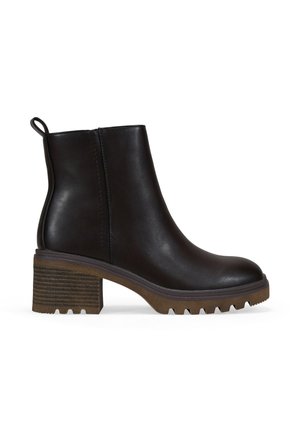 Botines con plataforma - marron