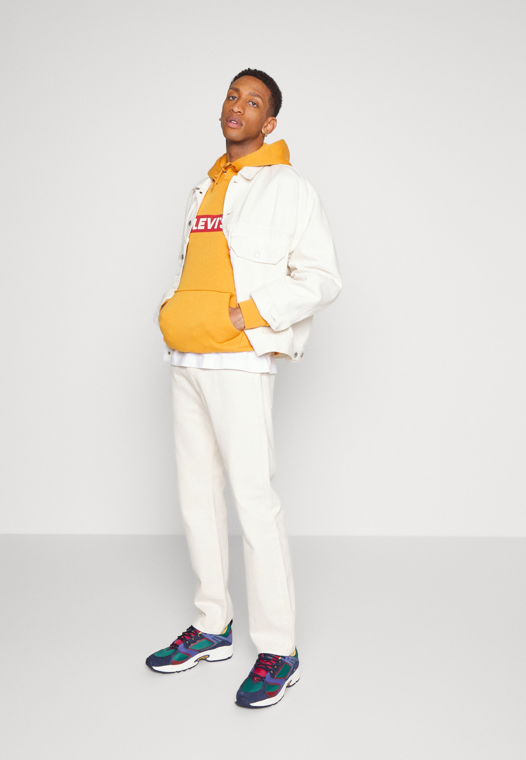 Levi's® 501® ORIGINAL - Straight leg jeans - my candy/white denim -  Zalando.co.uk