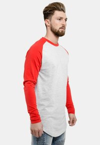 Blackskies BASEBALL  - Hosszú ujjú felső - ash grey red