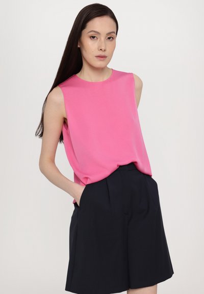 Theory STRAIGHT SHELL MODE - Débardeur - bright pink