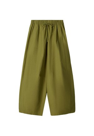 Bershka CROPPED  - Trousers - green
