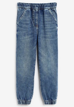 Džínsy voľného strihu - blue denim