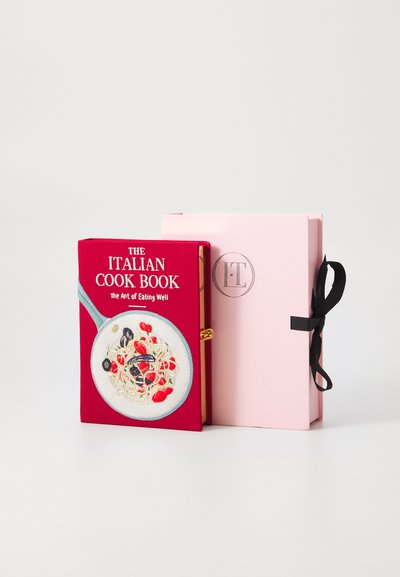 Olympia Le-Tan BOOK CLUTCH ITALIAN COOK BOOK - Clutches - bordeaux latim