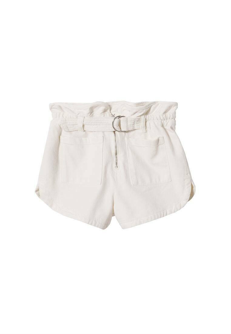 Mango EMILY - Shorts vaqueros - écru/crema - Zalando.es